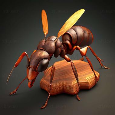 3D модель Camponotus sericeus (STL)
